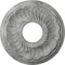 Ekena Millwork Blackthorn Medallion (Canopies up to 4 7/8"), 11 3/4"OD x 3 5/8"ID x 1"P, Ultra Pure White Crackle CM11BLUWC - alternate 1